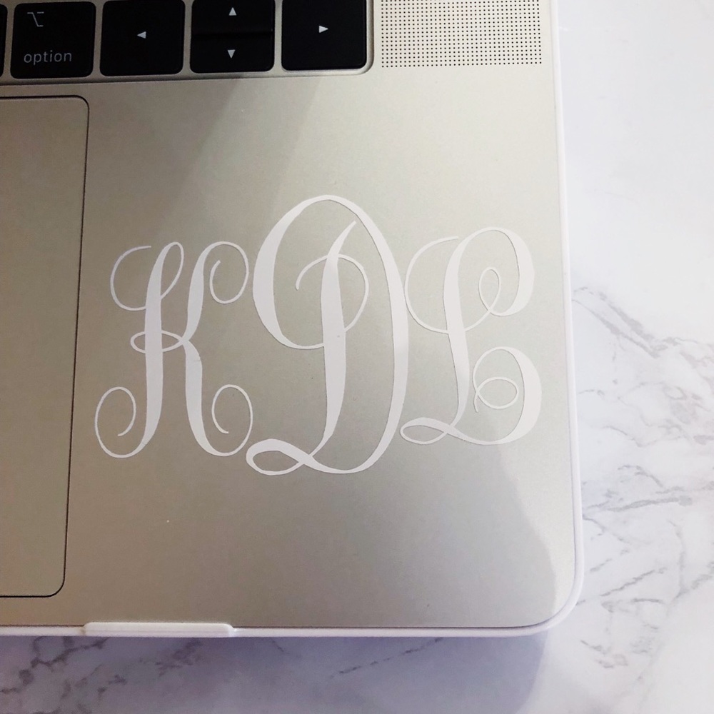 PERSONALIZED MONOGRAM DECAL FOR YOU - Picture 2 of 2